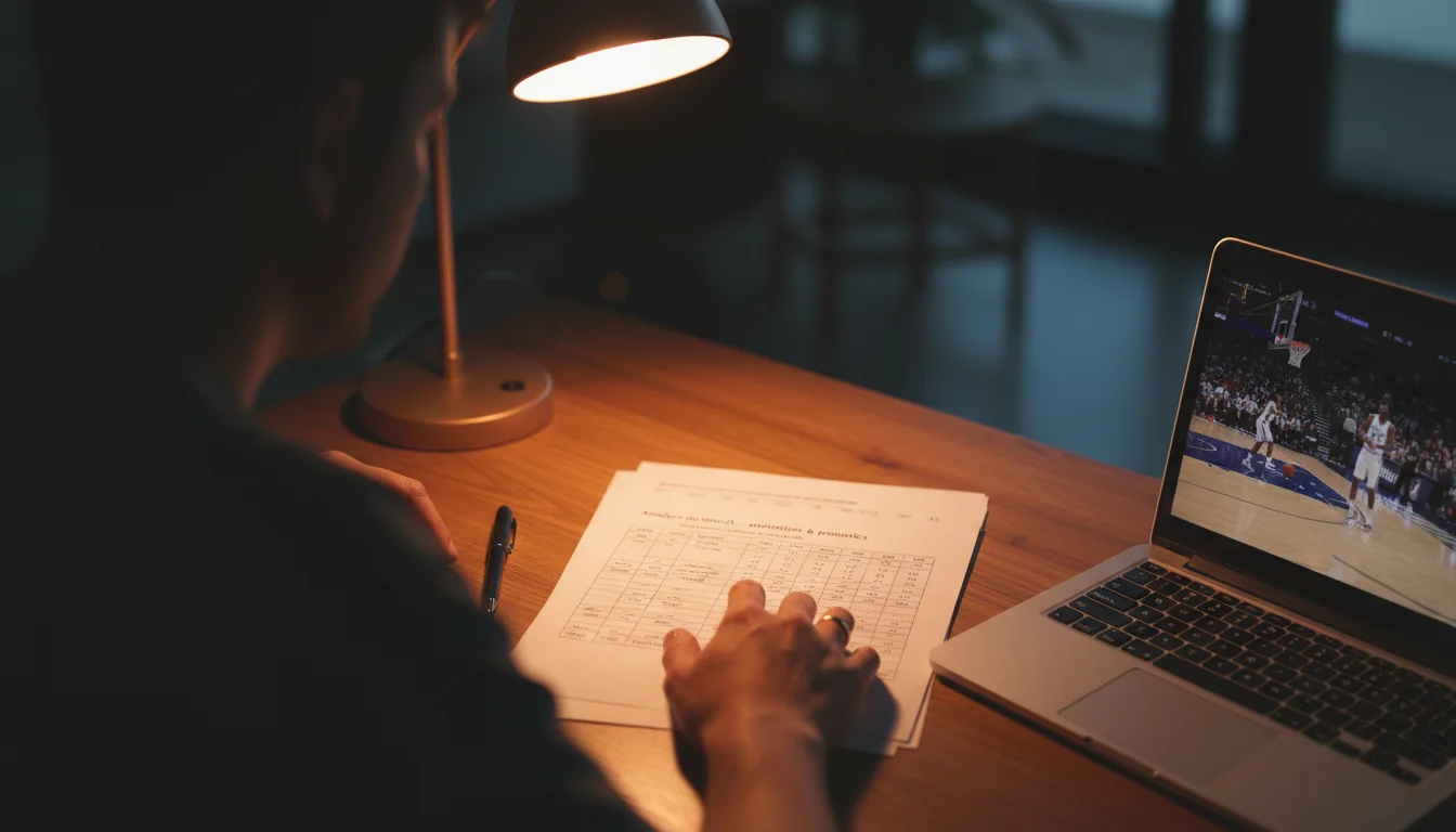 Analyse d'un match NBA avec statistiques pour parier