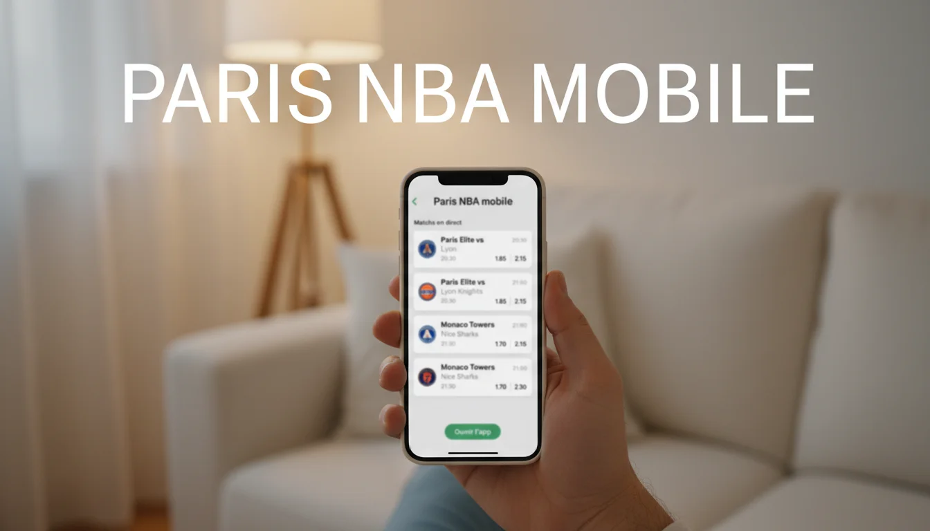 Applications mobiles pour parier sur la NBA en France