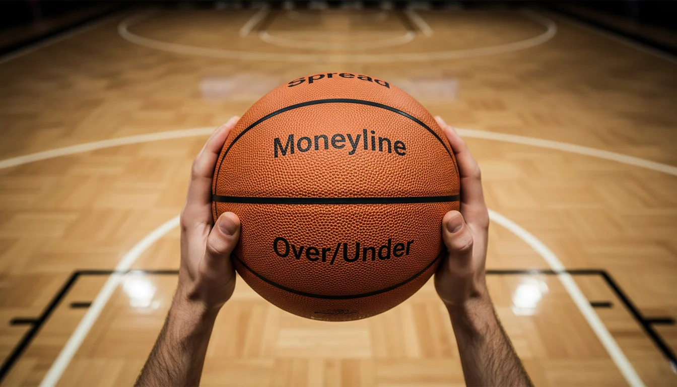 Types de paris NBA : spread, moneyline et over/under expliqués